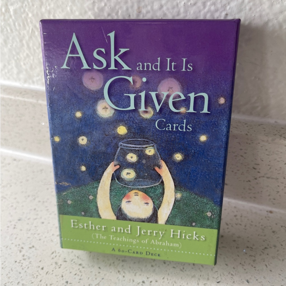 Ask and It Is Given Cards by Esther & Jerry Hicks 60-Card Deck Law of Attraction